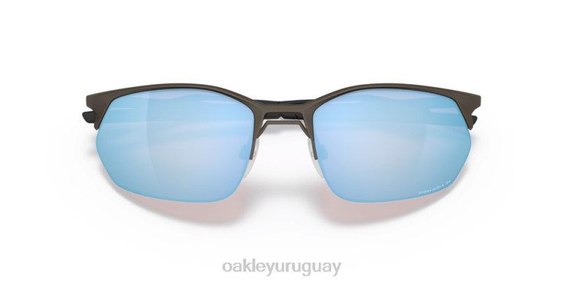Oakley grifo de alambre 2.0 XT4H379 gafas Lentes polarizadas Prizm Deep Water, montura de plomo satinado.