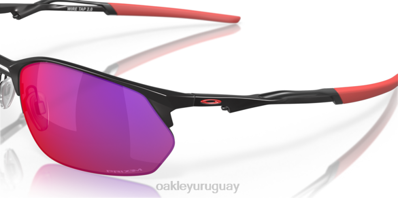 Oakley grifo de alambre 2.0 XT4H380 gafas Lentes Prizm Road, montura negra satinada.