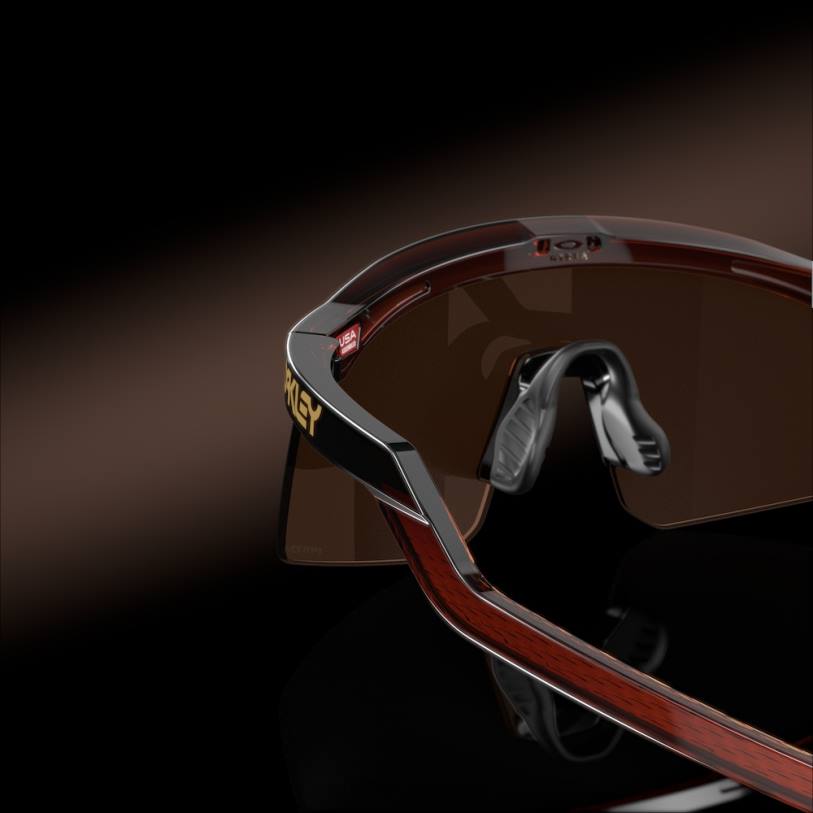 Oakley hidra XT4H151 gafas Lentes Prizm de tungsteno, montura de cerveza de raíz.