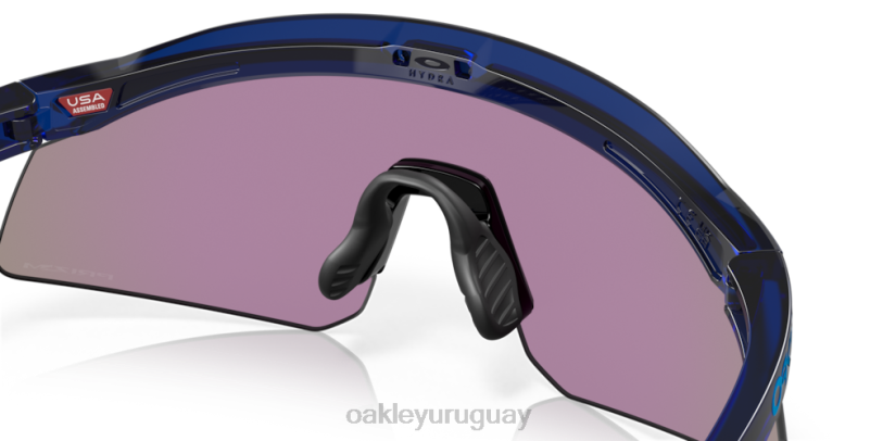 Oakley hidra XT4H153 gafas lentes prizm jade, montura azul translúcida