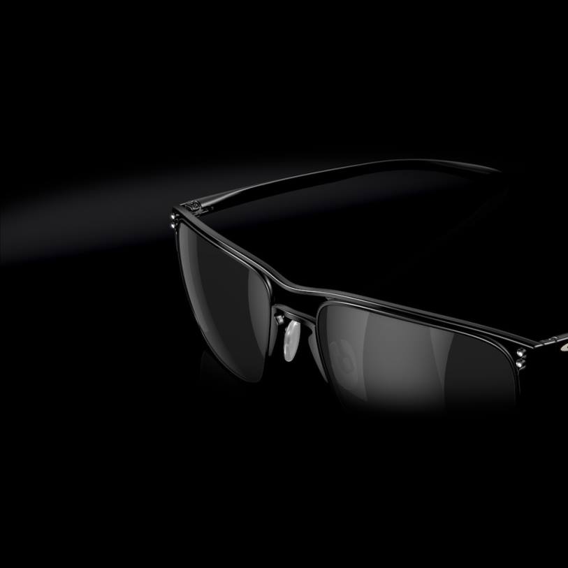 Oakley holbrook ti XT4H46 gafas lentes prizm polarizadas negras, montura negra satinada