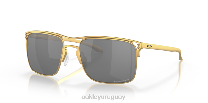 Oakley holbrook ti XT4H47 gafas lentes prizm polarizadas negras, montura oro satinado