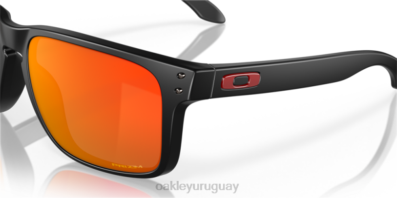 Oakley holbrook xl XT4H3 gafas Lentes prizm ruby, montura negra mate.