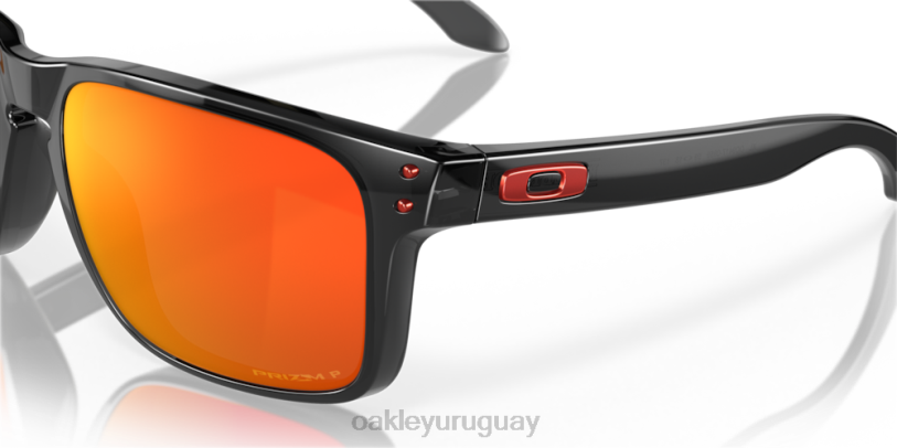 Oakley holbrook xl XT4H7 gafas lentes polarizadas prizm ruby, montura tinta negra