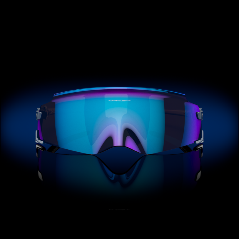 Oakley kato XT4H986 gafas Lentes Prizm de zafiro, montura Poseidon pulida.