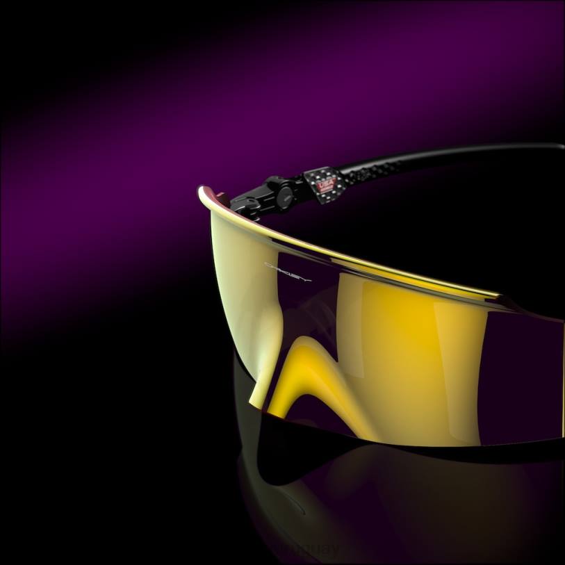 Oakley kato XT4H987 gafas Lentes Prizm 24k, montura negra pulida.