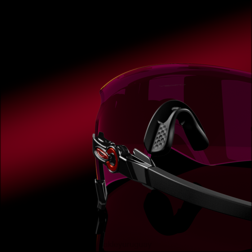 Oakley kato XT4H988 gafas Lentes Prizm Road, montura negra pulida.