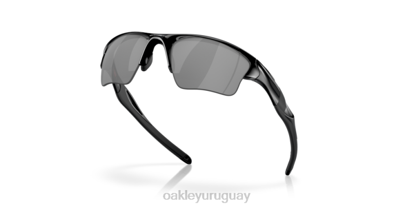 Oakley media chaqueta 2.0 xl XT4H414 gafas lentes de iridio negro, montura negra pulida