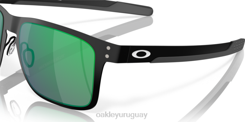 Oakley metal holbrook XT4H351 gafas lentes jade iridium, montura negra mate