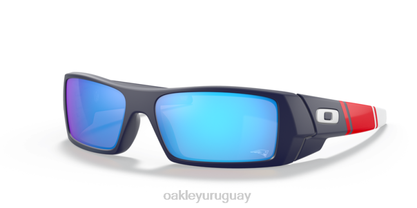 Oakley patriotas de nueva inglaterra gascan XT4H563 gafas lentes prizm de zafiro, montura azul marino mate