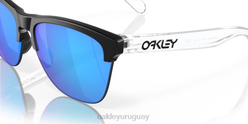Oakley pieles de rana lite XT4H213 gafas lentes prizm de zafiro, montura negra mate