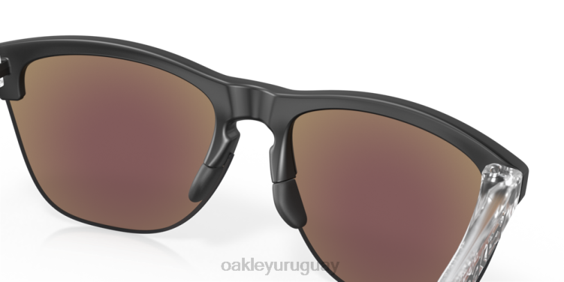 Oakley pieles de rana lite XT4H213 gafas lentes prizm de zafiro, montura negra mate