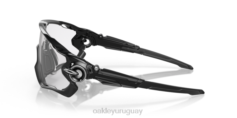 Oakley quebrador de fauces XT4H400 gafas Lentes fotocromáticas de iridio de transparente a negro, montura negra pulida