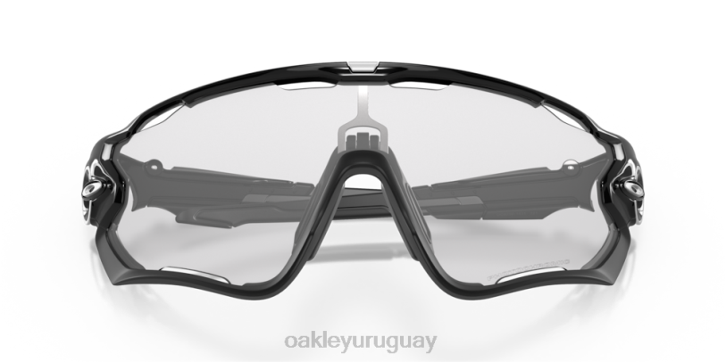 Oakley quebrador de fauces XT4H400 gafas Lentes fotocromáticas de iridio de transparente a negro, montura negra pulida