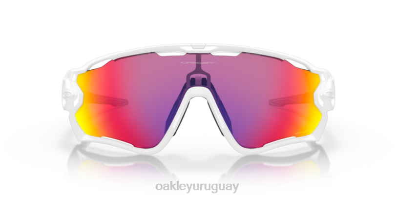 Oakley quebrador de fauces XT4H406 gafas Lentes Prizm Road, montura blanca pulida.