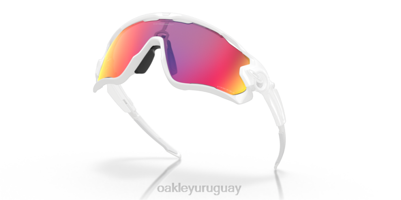 Oakley quebrador de fauces XT4H406 gafas Lentes Prizm Road, montura blanca pulida.