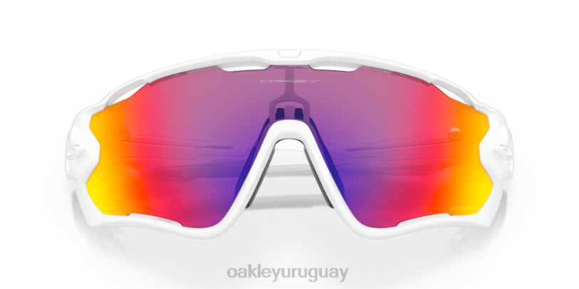Oakley quebrador de fauces XT4H406 gafas Lentes Prizm Road, montura blanca pulida.