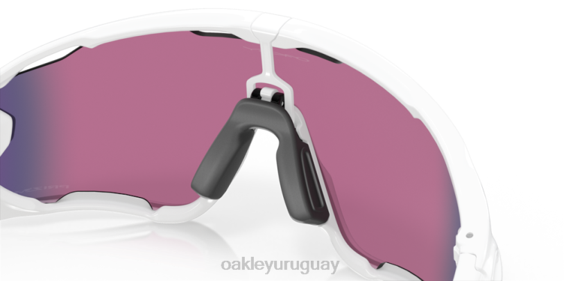 Oakley quebrador de fauces XT4H406 gafas Lentes Prizm Road, montura blanca pulida.
