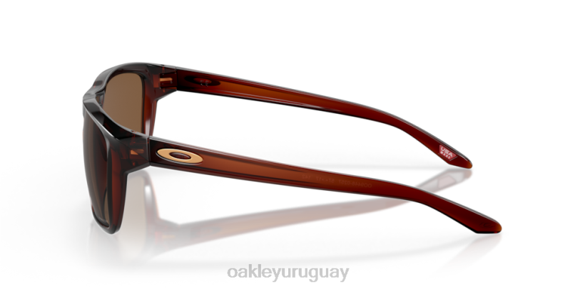 Oakley silas XT4H324 gafas Lentes Prizm de bronce, montura de cerveza de raíz pulida.