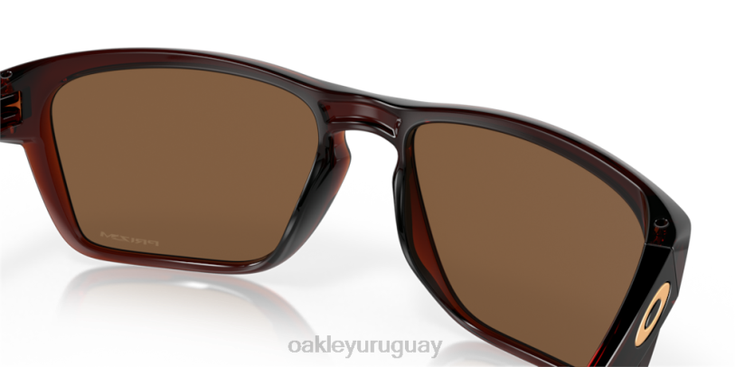 Oakley silas XT4H324 gafas Lentes Prizm de bronce, montura de cerveza de raíz pulida.