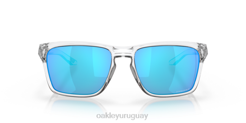 Oakley silas XT4H326 gafas Lentes Prizm de zafiro, montura transparente pulida.