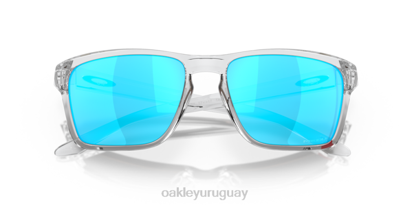 Oakley silas XT4H326 gafas Lentes Prizm de zafiro, montura transparente pulida.