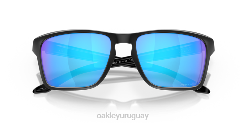 Oakley silas XT4H329 gafas lentes polarizadas prizm sapphire, montura negra mate
