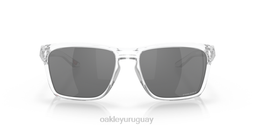 Oakley silas XT4H334 gafas Lentes prizm negras, montura transparente pulida.