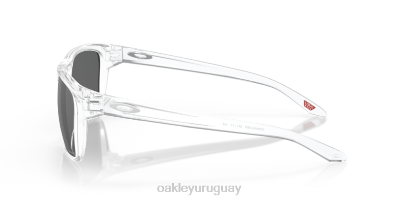 Oakley silas XT4H334 gafas Lentes prizm negras, montura transparente pulida.