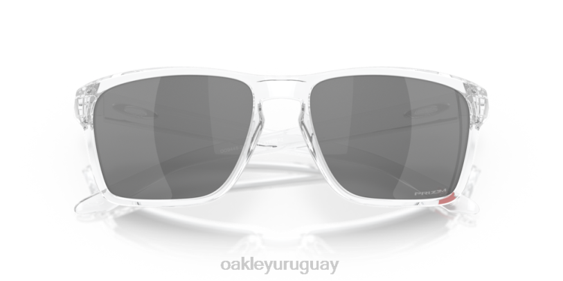 Oakley silas XT4H334 gafas Lentes prizm negras, montura transparente pulida.