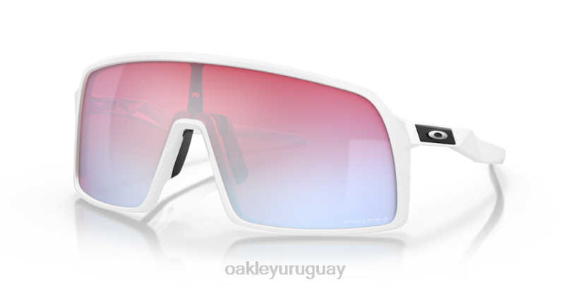 Oakley sutro XT4H86 gafas Lentes Prizm Snow de zafiro, montura blanca pulida.