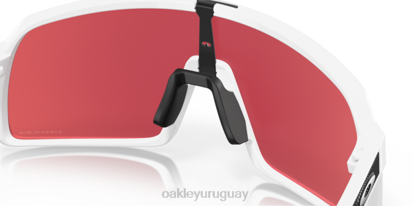 Oakley sutro XT4H86 gafas Lentes Prizm Snow de zafiro, montura blanca pulida.