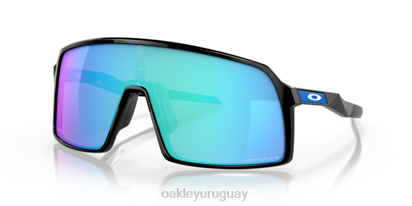 Oakley sutro XT4H89 gafas Lentes Prizm de zafiro, montura negra pulida.