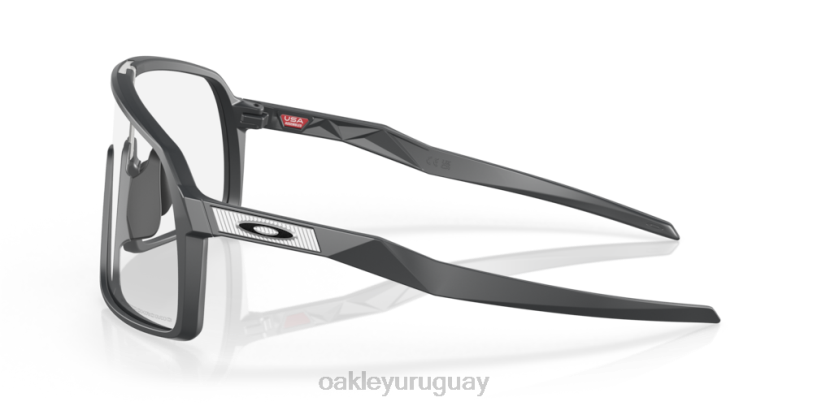 Oakley sutro XT4H90 gafas Lentes fotocromáticas de iridio de transparente a negro, montura de carbono mate
