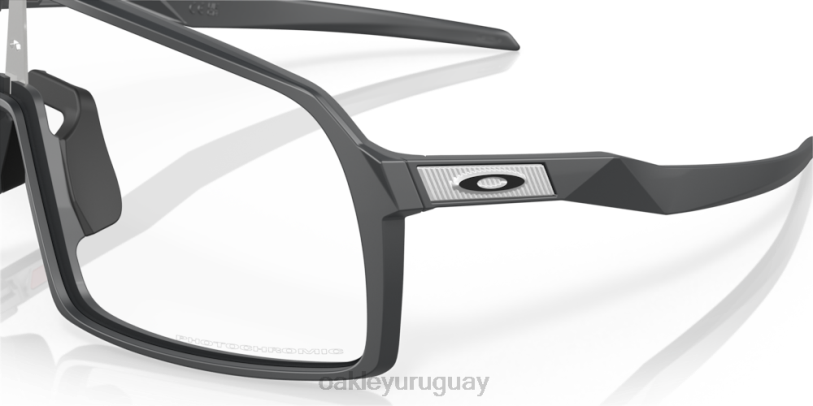 Oakley sutro XT4H90 gafas Lentes fotocromáticas de iridio de transparente a negro, montura de carbono mate