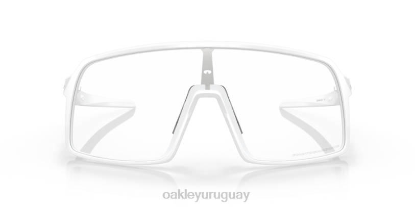 Oakley sutro XT4H91 gafas Lentes fotocromáticas de iridio de transparente a negro, montura blanca mate