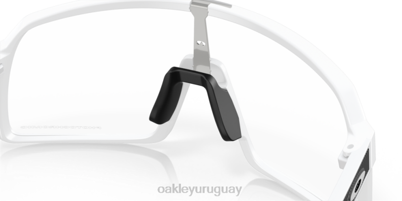 Oakley sutro XT4H91 gafas Lentes fotocromáticas de iridio de transparente a negro, montura blanca mate