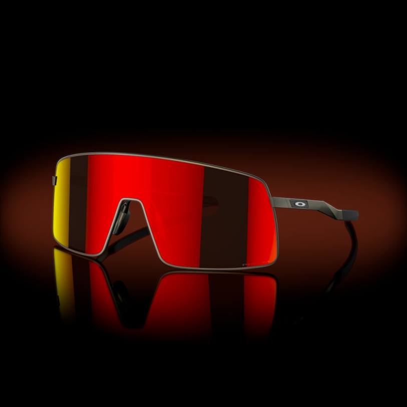 Oakley sutro ti XT4H237 gafas lentes prizm ruby, marco de carbono satinado