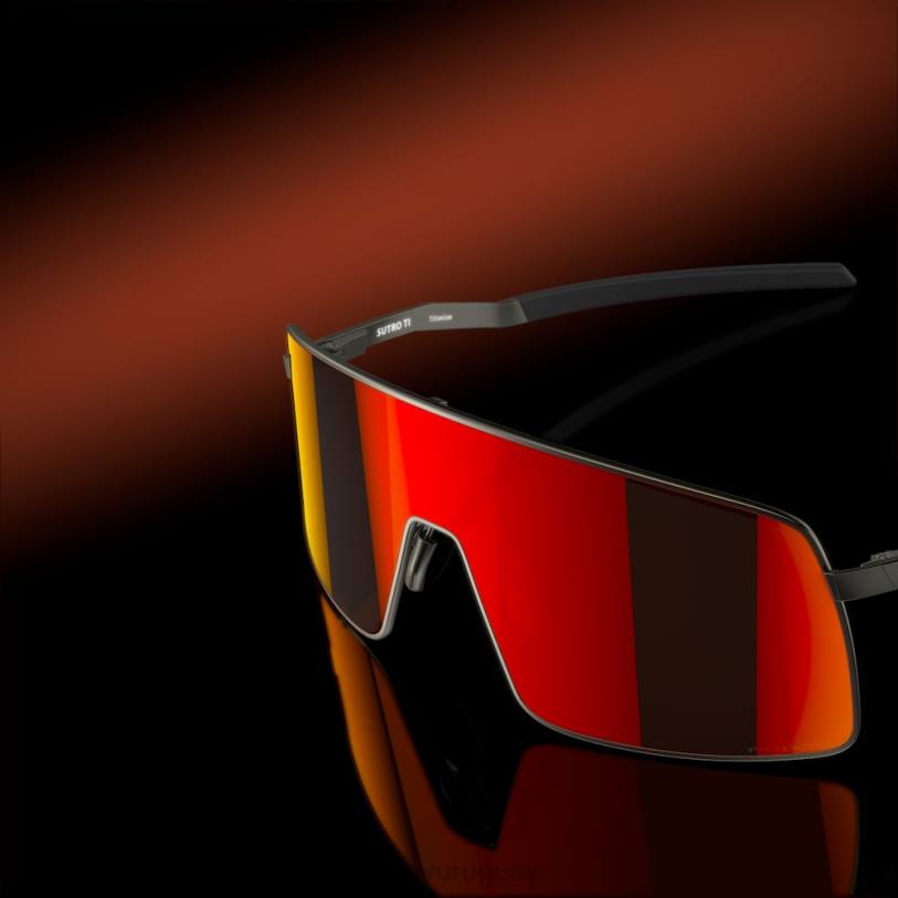 Oakley sutro ti XT4H237 gafas lentes prizm ruby, marco de carbono satinado