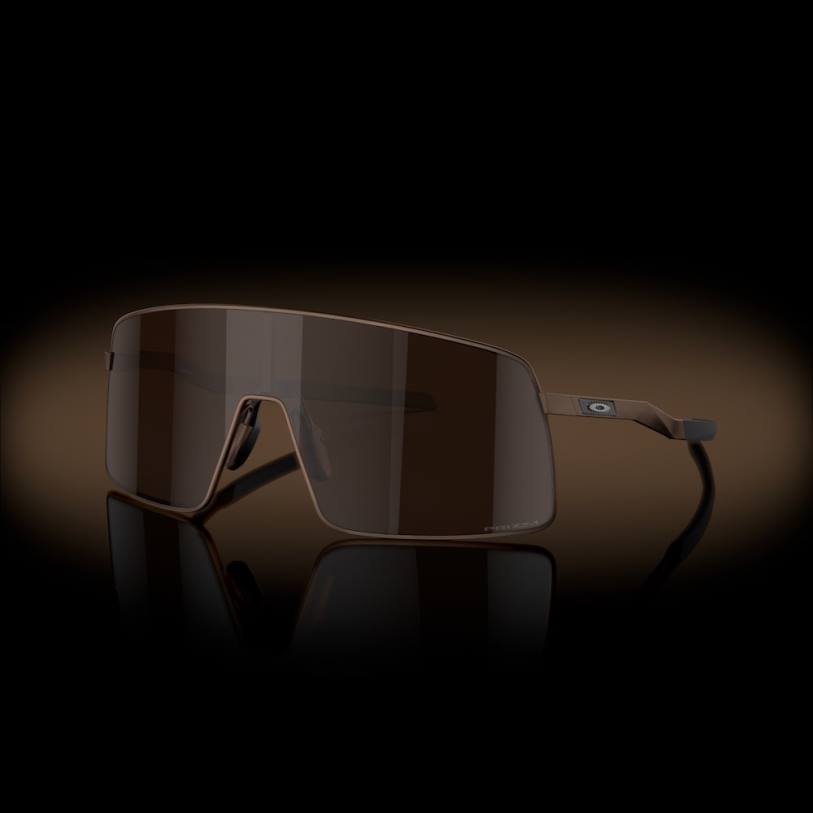 Oakley sutro ti XT4H238 gafas Lentes Prizm de tungsteno, montura satinada tostada.