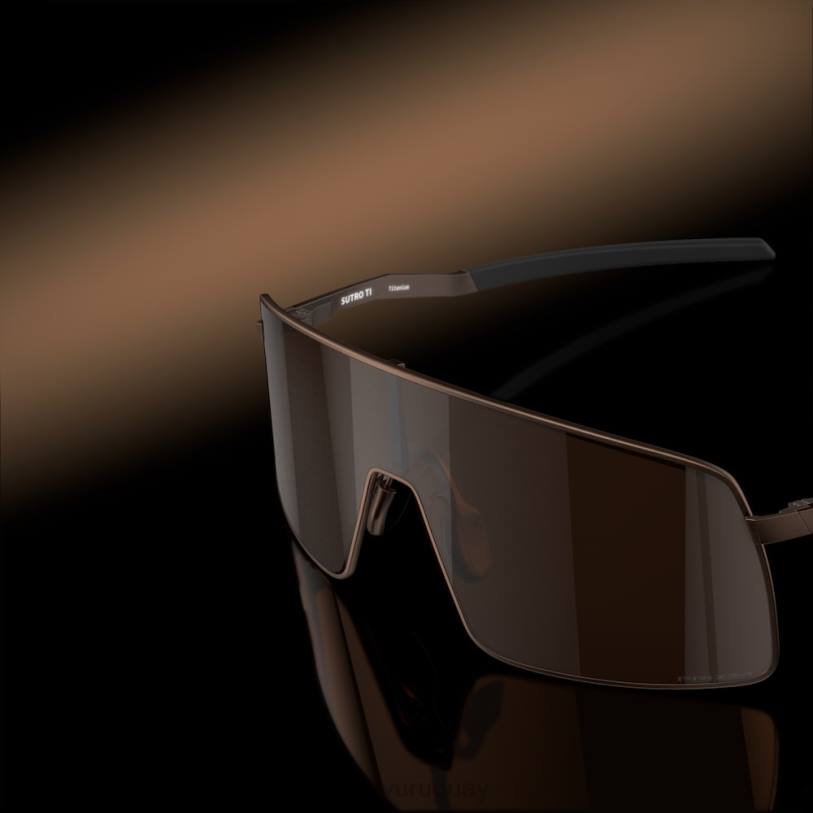 Oakley sutro ti XT4H238 gafas Lentes Prizm de tungsteno, montura satinada tostada.