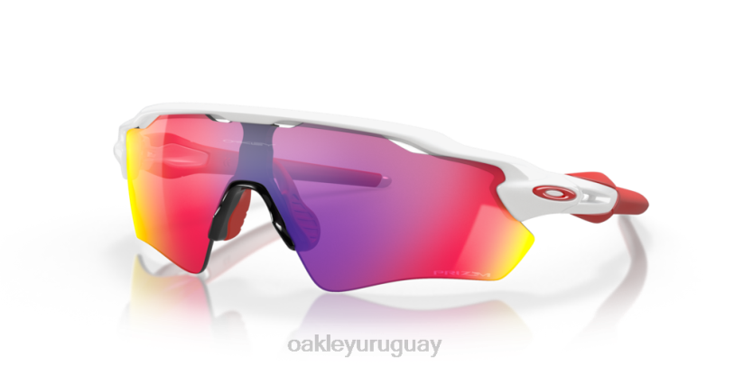 Oakley trayectoria del radar ev XT4H24 gafas Lentes Prizm Road, montura blanca pulida.