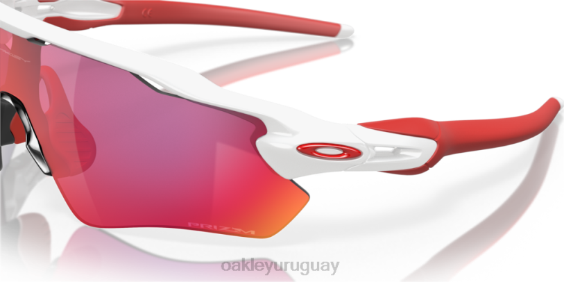 Oakley trayectoria del radar ev XT4H24 gafas Lentes Prizm Road, montura blanca pulida.