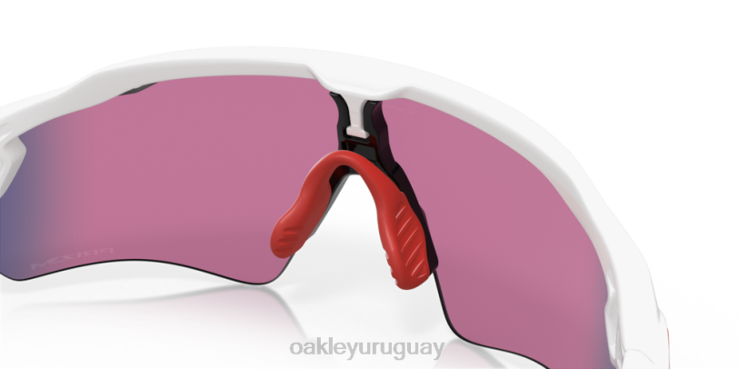 Oakley trayectoria del radar ev XT4H24 gafas Lentes Prizm Road, montura blanca pulida.