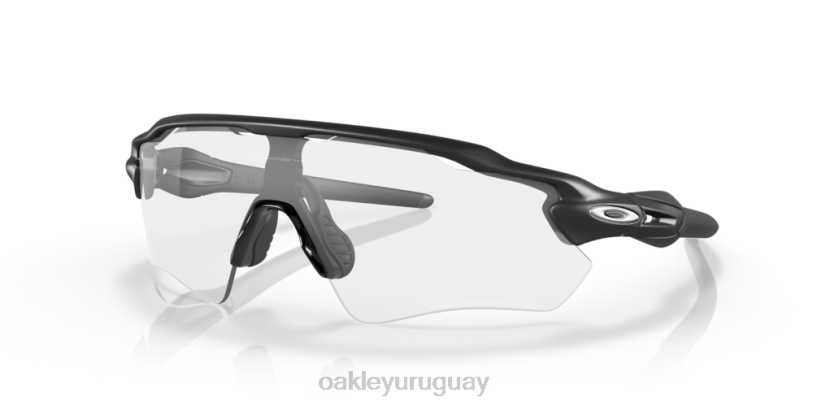 Oakley trayectoria del radar ev XT4H25 gafas Lentes fotocromáticas de iridio de transparente a negro, montura de acero
