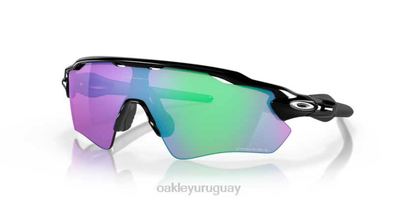 Oakley trayectoria del radar ev XT4H27 gafas Lentes Prizm Golf, montura negra pulida.