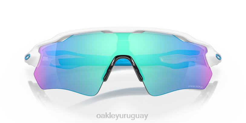 Oakley trayectoria del radar ev XT4H33 gafas Lentes Prizm de zafiro, montura blanca pulida.