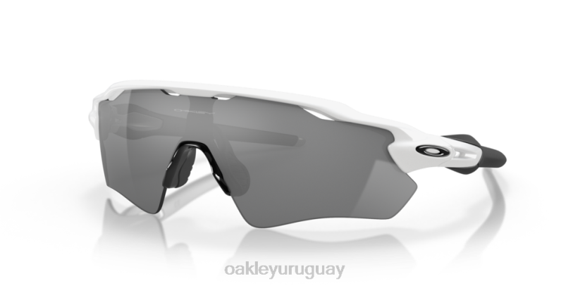 Oakley trayectoria del radar ev XT4H39 gafas lentes prizm polarizadas negras, montura blanca pulida