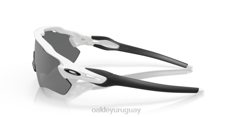 Oakley trayectoria del radar ev XT4H39 gafas lentes prizm polarizadas negras, montura blanca pulida