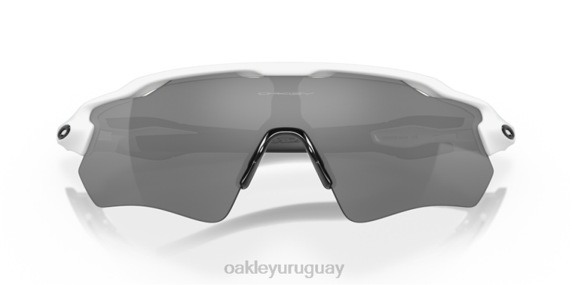 Oakley trayectoria del radar ev XT4H39 gafas lentes prizm polarizadas negras, montura blanca pulida
